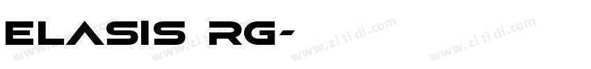 elasis rg字体转换